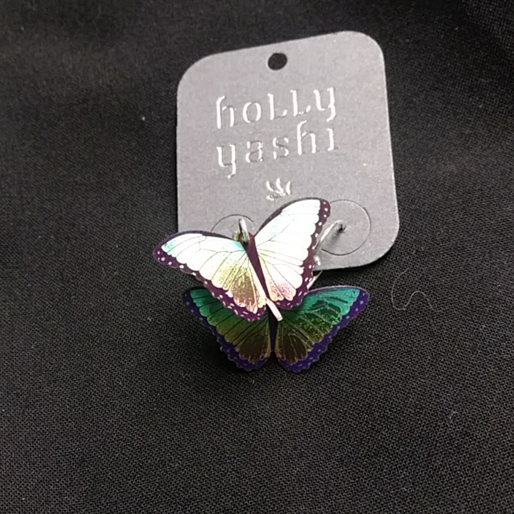 Holly Yashi butterfly earrings